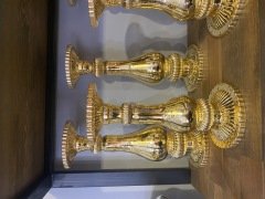 CAM ANTİK  ESKİTME GOLD ŞAMDAN