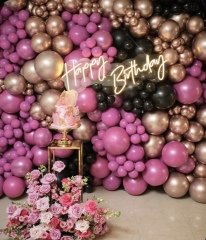 NEON YAZI HAPPY BIRTHDAY