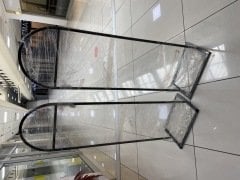 OVAL SİYAH STAND  TEKLİ