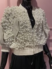 pearl bomber jacket